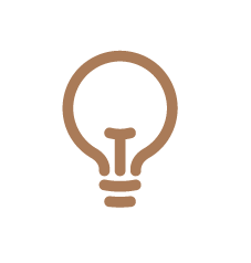 Icon Philosophie 'Glühbirne'